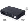 HOCO DC1018P 10400мАг 18W black: Тип архітектури Линейно-интерактивный (line-interactive)