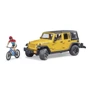 BRUDER Джип Jeep Rubicon з фігуркою велосипедиста на спортивному мотоциклі (02543): Виробник Bruder