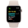 Apple Watch SE 2 2023 44mm GPS Starlight Aluminum Case with Starlight Sport Band - M/L (MRE53) UA: Встроенная память 32 ГБ