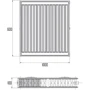 Imas 22-К 600х1000 бок. подкл: Тип радиатора Панельный