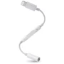 Адаптер Optima Adapter Lightning to Mini-jack 3.5 with Volume Control White (OPT-MH20)