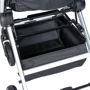 Универсальная коляска 2 в 1 Baby Design SMOOTH 03 NAVY: Ширина шасси 57 см