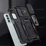 Чехол для телефонов Mobile Case Camshield Army Ring Black for Samsung A256 Galaxy A25 5G: Материал TPU (термополиуретан) и поликарбонат