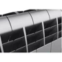 Радиатор Royal Thermo BiLiner 350/Silver Satin - 10 секций: Подвод воды Боковой