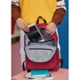 Сумка для ноутбуков Xiaomi 14" RunMi 90 Points Youth College Deep Red (6972125147981): Материал полиэстер