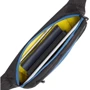 Сумка на пояс RivaCase черная (5215 (Black/blue)): Габариты 28.5x13.7x5 см