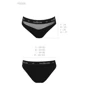 Трусики с прозрачной вставкой Passion PS006 PANTIES black, size M