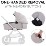 Універсальна коляска 2 в 1 Hauck Walk N Care Beige (16546-1): Кількість блоків 2