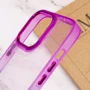 Чехол для iPhone TPU Case TPU+PC Fresh Sip Blue/Violet for iPhone 13 Pro: Тип чехла накладка на заднюю часть