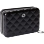Женский картхолдер Ogon Designs Quilted zipper на 24 карточки черный (QZ_Black)