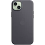 Чохол для iPhone Apple iPhone 15 Plus FineWoven Case with MagSafe - Black (MT423ZM/A): Тип чохла накладка на заднюю часть