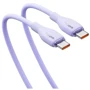 Кабель Baseus Cable USB-C to USB-C Pudding Series Charging Cable 100W 2m Purple (P10355702511-01): Длина 2 м