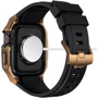 Аксессуар для Watch Fluororuuber with Stainless Stell Case Black/Gold (FLS181117) for Apple Watch 44/45/49mm Ultra фото 6