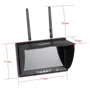 Монитор Eachine LCD5802D 5.8G 40CH DVR фото 3