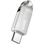 USB-флешка Hoco 128GB UD8 Dual USB/Type-C Silver