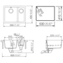 Schock QUADRO N-150 (25066049): Форма Прямоугольная