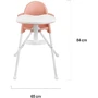 Стільчик для годування 2 в 1 Kinderkraft Pini Pink (KKKPINIPNK0000) фото 5