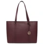 Женская сумка тоут Michael Kors бордовая (192877047308)