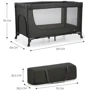 Кровать-манеж Kinderkraft Joy Light Grey (KLJOYLIGRY00000) фото 12