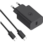 Зарядное устройство Motorola Wall Charger USB-C 30W with USB-C Cable 1m Black (SJMC302)