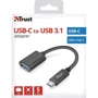 Адаптер Trust Adapter USB-C to USB3.0 Black (20967): Дополнительные разъемы USB OTG
