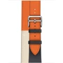 Apple Watch Series 4 Hermes 40mm GPS+LTE Stainless Steel Case with Indigo/Craie/Orange Swift Leather Double Tour (MU7K2): Экран OLED LTPO с технологиями Retina и Force Touch / защитное стекло Ion-X повышенной прочности