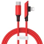 Кабель Baseus Cable USB-C to Lightning Colorful Elbow 18W 1.2m Red (CATLDC-A09)