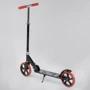 Самокат двоколісний Best Scooter з PU колесами і гумовими грипсами Black / Red (87726): Тип гальма ножний