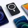 Зовнішній акумулятор WK Power Bank 5000mAh Wireless Magnet Black (WP-215): Вбудований кабель немає
