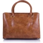 Женская сумка тоут Amelie Galanti коричневая (A991314-light-brown): Застежка Механическая