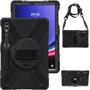 Аксессуар для планшетных ПК BeCover Heavy Duty Case with Stand Black for Samsung X810 Galaxy Tab S9 Plus / S9 FE Plus SM-X610/SM-X616B (710445): Материал Силикон / Пластик