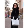 Женская сумка-мешок ARTiS Bags белая (17269181): Фактура Матовая, Зернистая