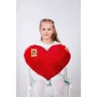 М'яка іграшка Подушка "Серце" 50 см червоний