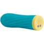 Вибропуля S Pleasures Bullets Twist & Shout Turquoise, бирюзовая