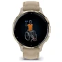 Смарт-часы Garmin Venu 3S Soft Gold Stainless Steel Bezel with French Grey Case and Leather Band (010-02785-55): Особенности Бесконтактная оплата, Водонепроницаемые, Встроенный микрофон, Динамик (громкая связь), Функция звонк