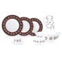 Столовый сервиз Luminarc Sirocco Brown 46 пр. (N4866): Количество персон 6