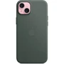 Чехол для iPhone Apple iPhone 15 Plus FineWoven Case with MagSafe - Evergreen (MT4F3ZM/A): Материалы Ткань