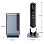 Адаптер Baseus Adapter USB-C to 2xUSB-C+2xUSB2.0+3xUSB3.0+HDMI+RJ45+3.5mm+VGA+SD Dark Gray (CAHUB-BG0G): Дополнительные разъемы SD+TF Card, VGA, 3.5mm Headphone, Ethernet, HDMI, USB OTG, USB-C