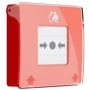 Бездротова настінна кнопка для активації пожежної тривоги вручну Ajax Manual Call Point Red фото 1