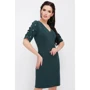 Платье FashionUp PL-1617B 42 зеленое повседневное до середины бедра