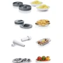 Мясорубка Bosch MFW3612A: Дополнительные возможности Отсек для хранения шнура, Отсек для хранения насадок, функция Реверс, Прорезиненные ножки, Встроенная ручка для переноски