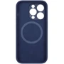 Чохол для iPhone Nillkin Silicone LensWing Magnetic Blue для iPhone 15 Pro: Матеріали силікон