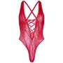 Кружевной тедди Leg Avenue OS Red