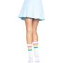Носки женские в полоску Leg Avenue Pride crew socks Pansexual, 37–43 размер