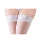 Чулки SoftLine - Stockings 5514 (XXXL, white)