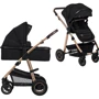 Универсальная коляска 2 в 1 Lionelo Amber Black Onyx (LO-AMBER 2IN1 BLACK ONYX)