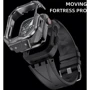 Аксесуар для Watch Rubber TPU with Stainless Steel Case Black/Grey (FLS181113) для Apple Watch 44/45/49mm Ultra: Сумісність Apple Watch 49mm, Apple Watch 45mm, Apple Watch 44mm