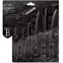 Набір кухонних ножів Berlinger Haus Black Silver Collection 7 предметів (BH 2689): Найменування Набор кухонных ножей 7 пр.