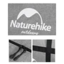 Спортивна сумка Naturehike NH17S021-М 45 л сіра: Колір серый