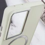 Чехол для телефонов TPU Case Bonbon Metal Style with MagSafe White for Samsung S908 Galaxy S22 Ultra: Пленка в комплекте нет